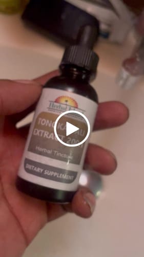 Customer video review of Super Tongkat Ali Liquid Formula (Erectile)