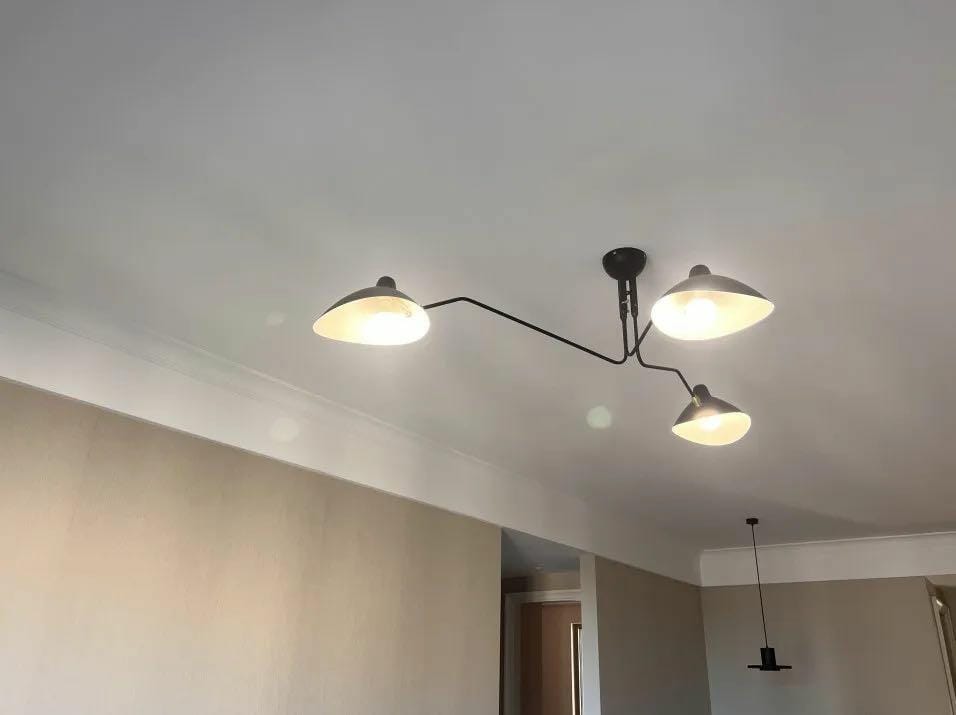 Customer photo review of WOMO Arms Semi-Flush Mount Light-WM2057
