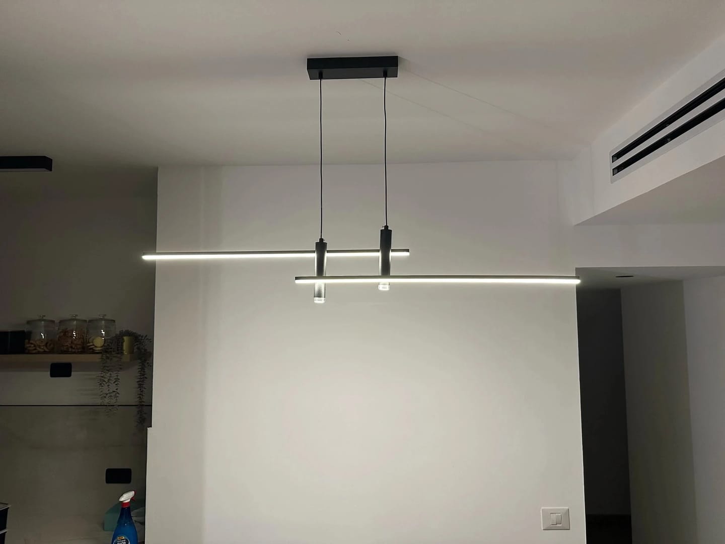 Customer photo review of WOMO Spotlight Linear Pendant Light-WM2037