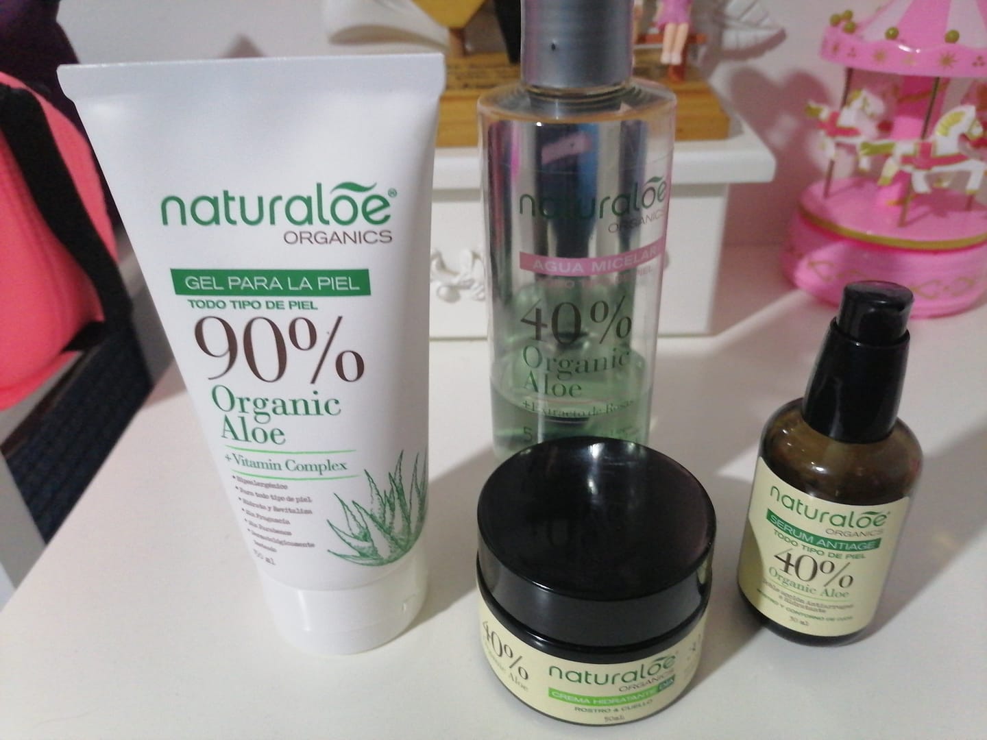 Customer photo review of Set Rutina Completa Cuidado de la Piel