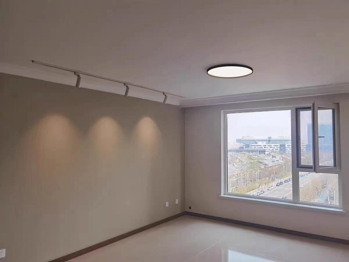 Customer photo review of WOMO Flat Round Flush Mount Ceiling Light-WM1024