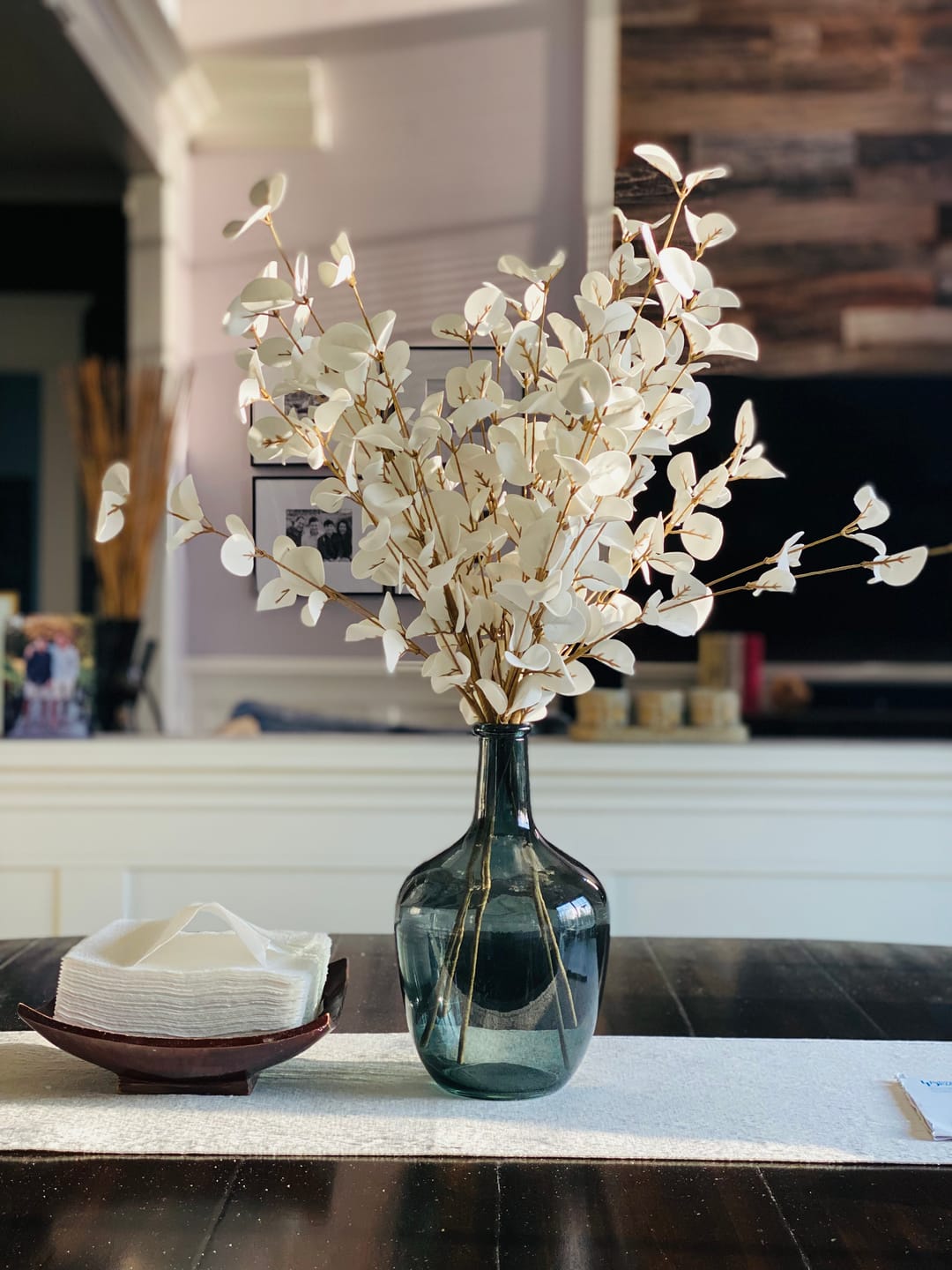 Customer photo review of Faux Eucalyptus - White (5 Stems)