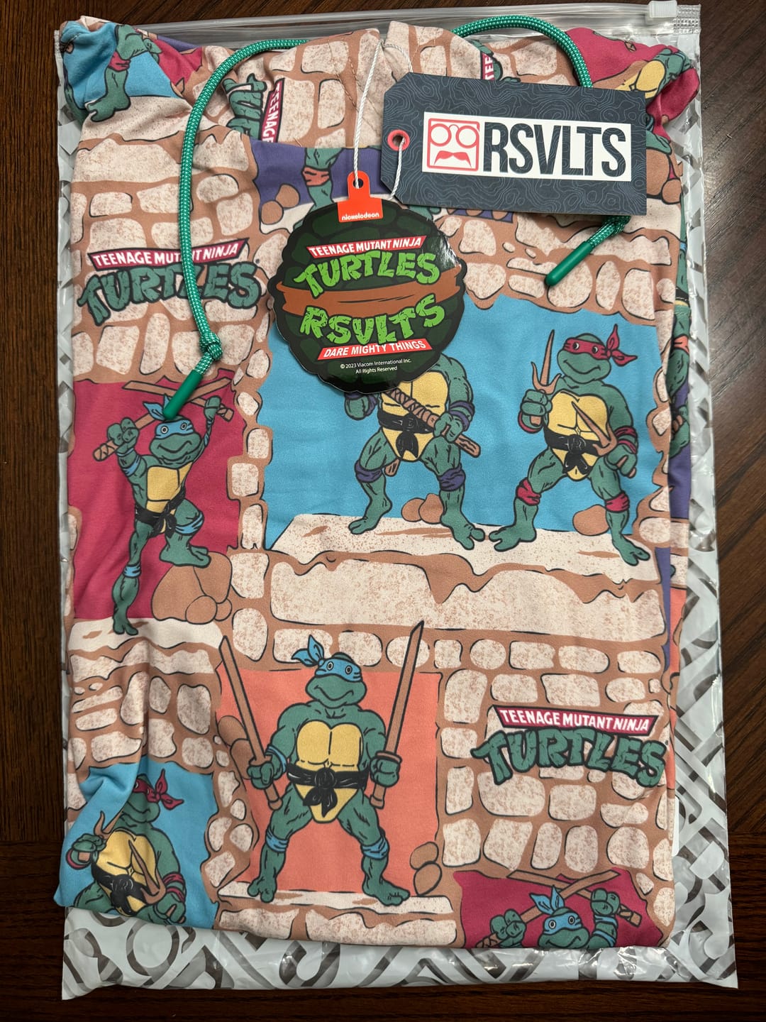 Customer photo review of Teenage Mutant Ninja Turtles "Cowabunga Covers" – Performance Hoodie