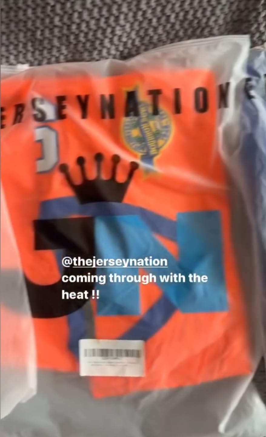 Customer photo review of The Waterboy 'Bobby Boucher' Football Jersey