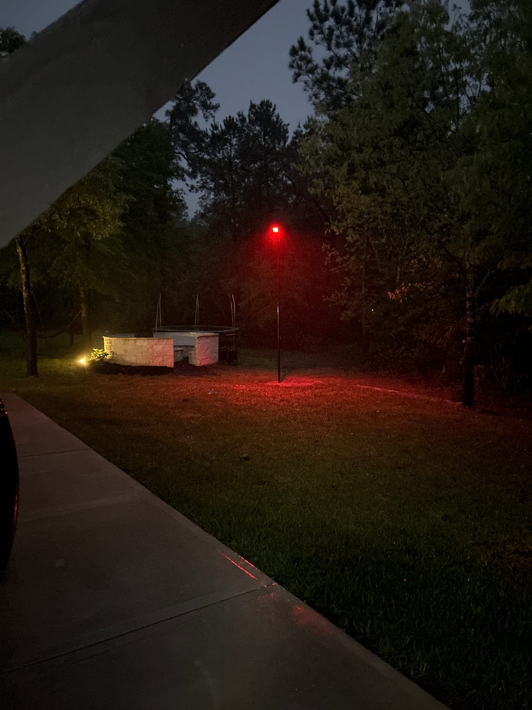 Customer photo review of Solar Red Light for Hunting Hogs Deers,Fish light