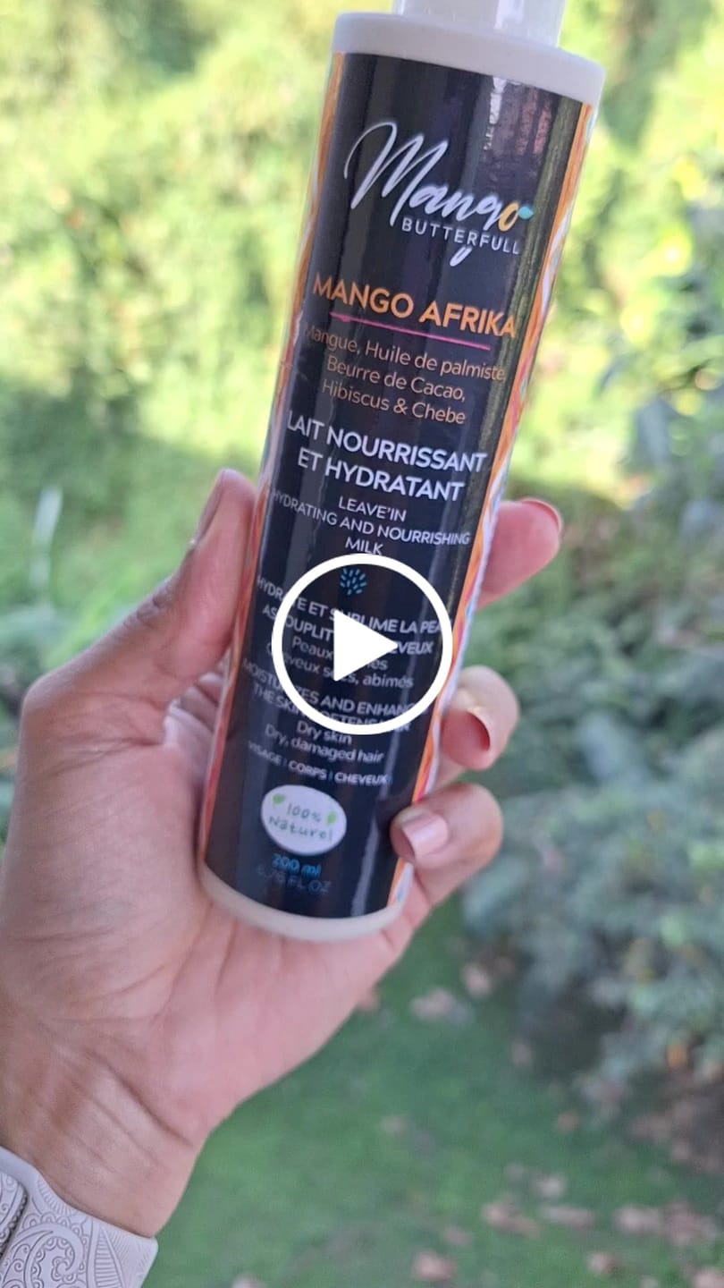 Customer video review of Lait hydratant et nourrissant -  Mango AFRIKA