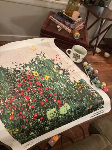 Customer photo review of Sunflower Park - Paint by Numbers