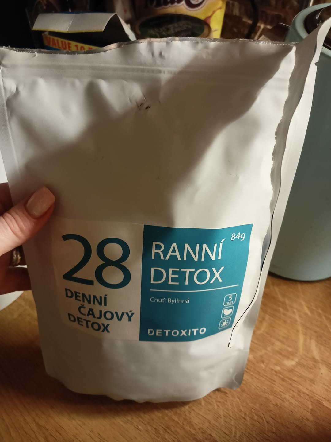 Customer photo review of Ranní Detoxikační čaj (28 denní)