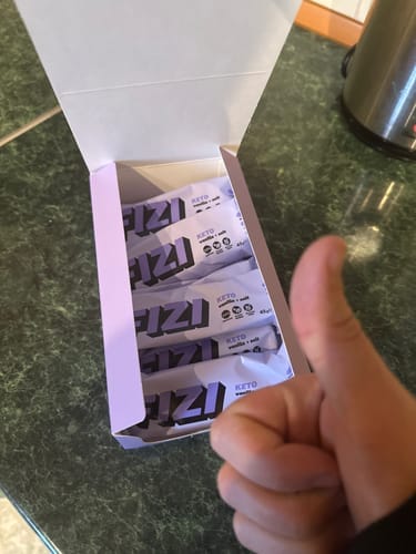 Customer photo review of KETO BATON PROTEINOWY "VANILLA + SALT" 10X45G