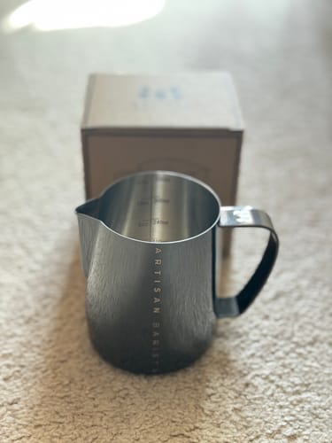 Customer photo review of The Artisan Barista - Barista Jug 350ml