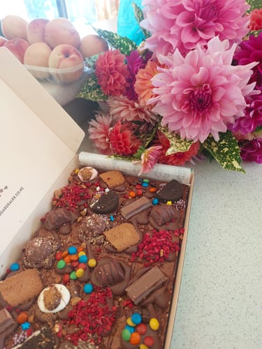 Customer photo review of Mega mixed assortment brownie