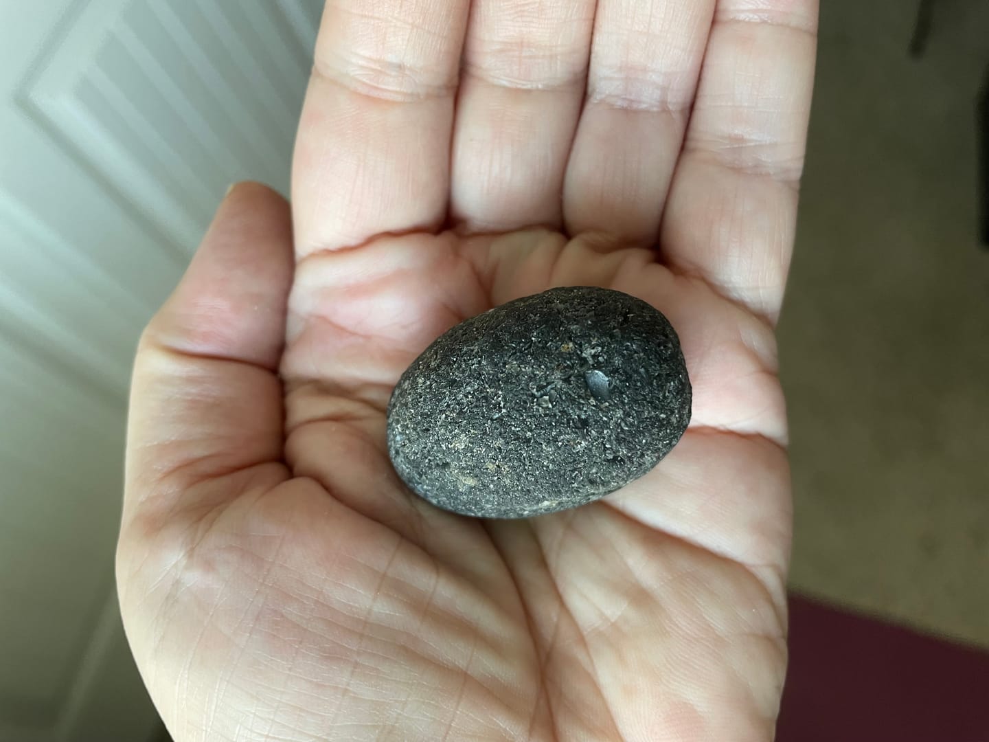Customer photo review of Tektite Specimen - The Only Crystal on the Planet that can Absorb Dark Energy