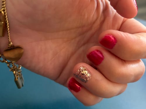 Customer photo review of Grip Color Lock Base Coat