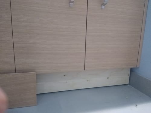 Customer photo review of Austin 72" Natural White Oak Bathroom Vanity, Double Sink