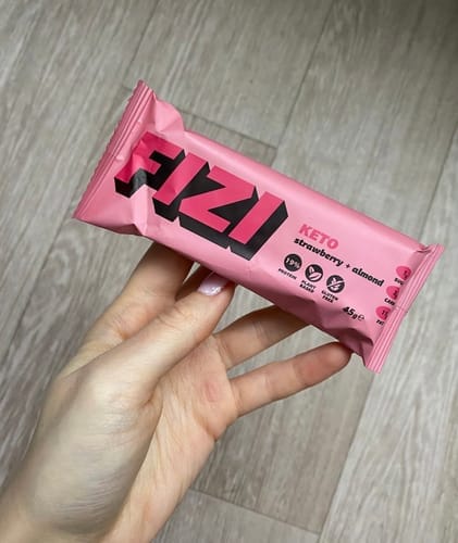 Customer photo review of KETO BATON PROTEINOWY "STRAWBERRY + ALMOND" 10X45G
