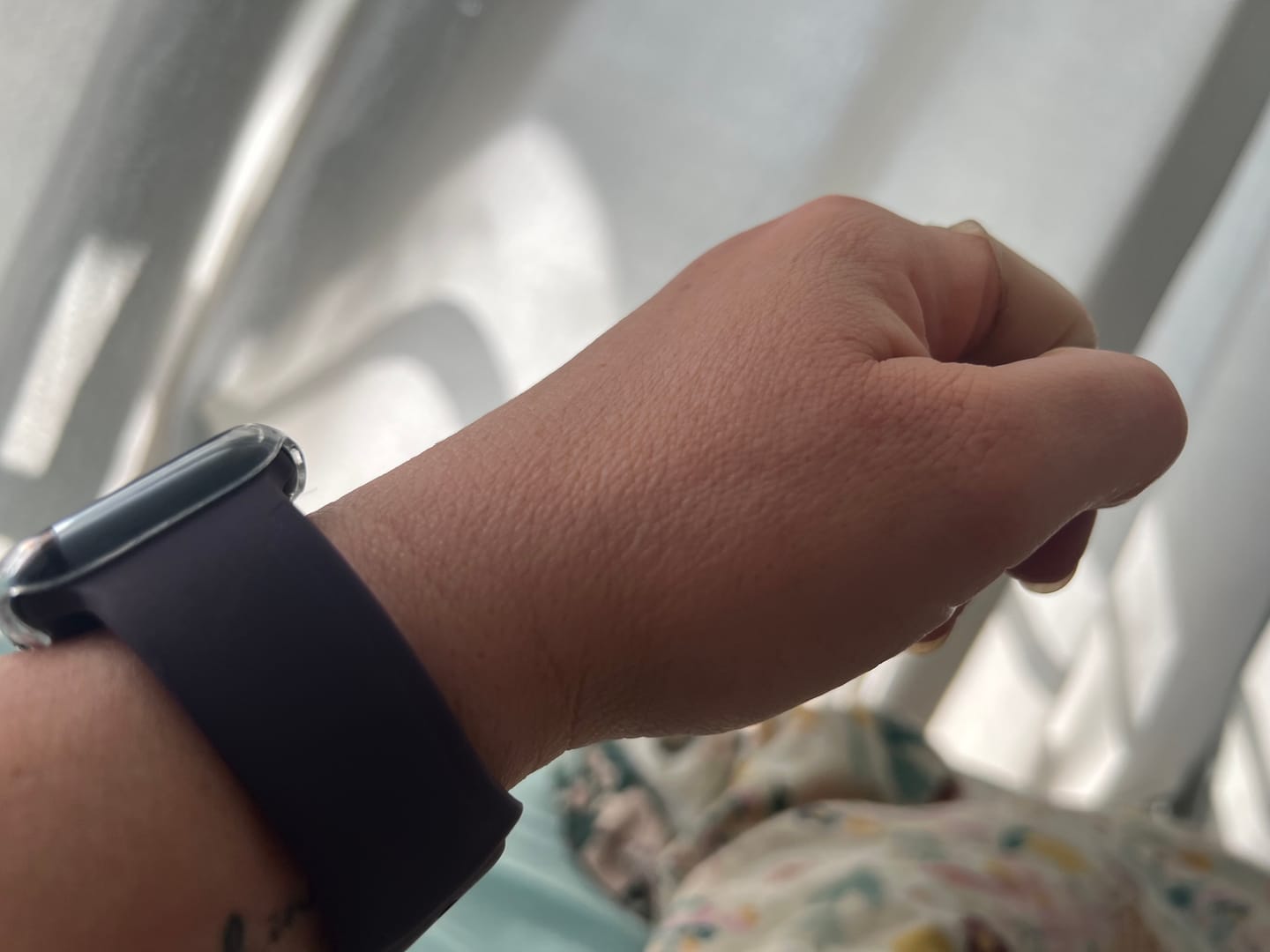 Customer photo review of Silicone Sport Band
