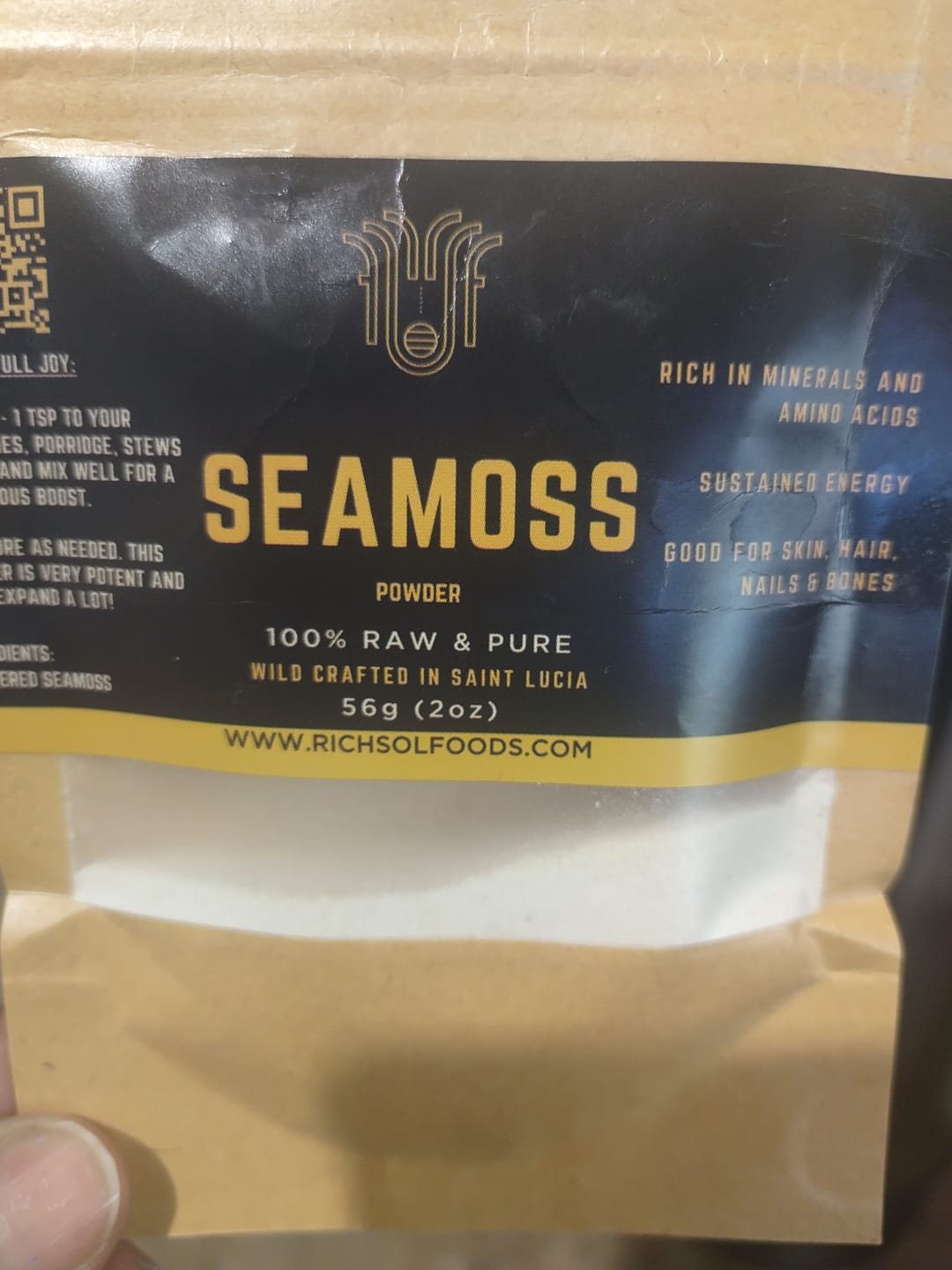 Customer photo review of Womb Wellness bundle w/ 1 months free Seamoss!