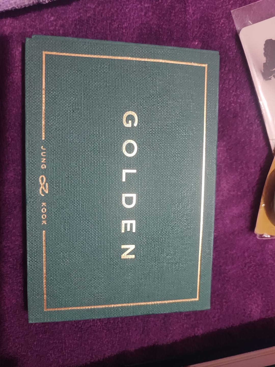 Customer photo review of BTS JUNGKOOK - GOLDEN 1ST SOLO ALBUM WEVERSE ALBUMS VER.