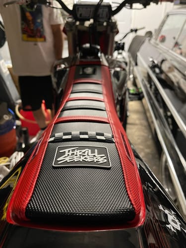 Customer photo review of Custom Seat Cover: 2024 MC/EC/EX 125/250/300/350/450/500