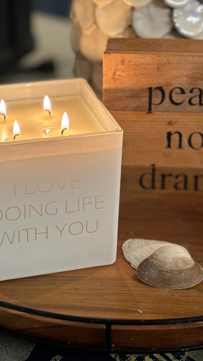 Customer photo review of DESIGN YOUR OWN CANDLE