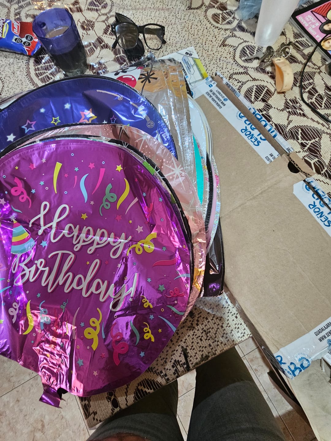Customer photo review of GLOBO METALICO 18" CUMPLEAÑOS ¡PÁSALA SUPER!