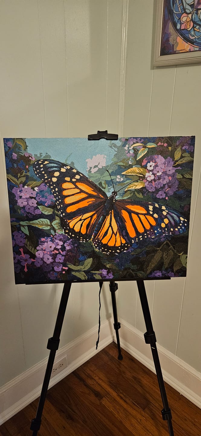 Customer photo review of Monarch Majesty - Paint by Numbers