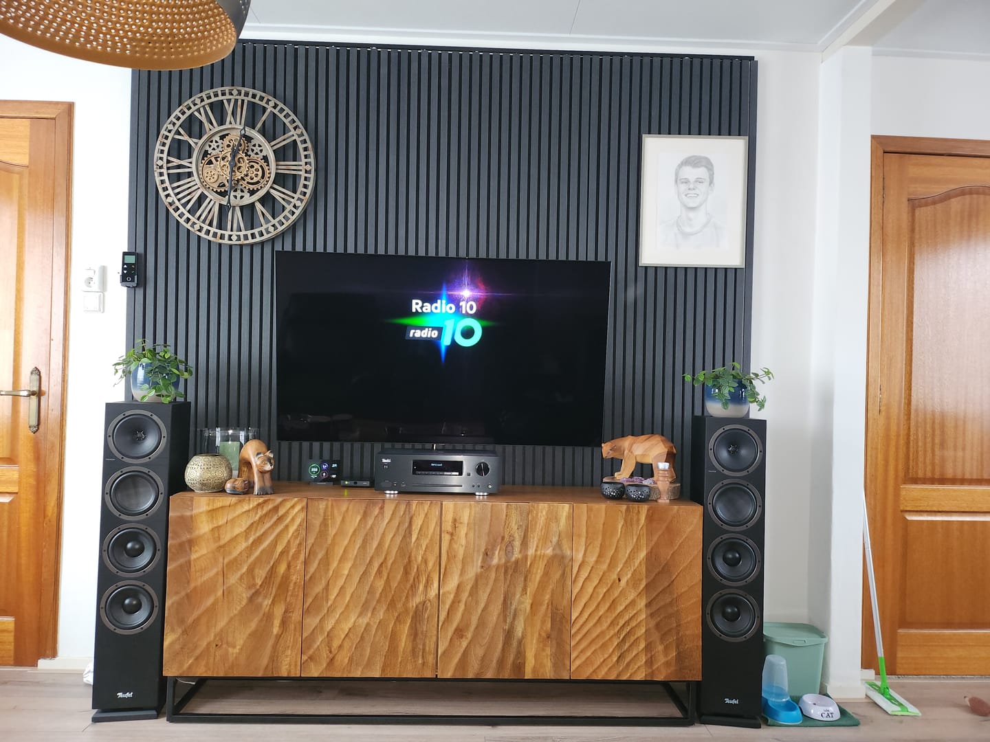 Customer photo review of AkuPanel Zwart Eiken-Hout-240cmx60cm