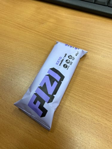 Customer photo review of KETO BATON PROTEINOWY "VANILLA + SALT" 10X45G