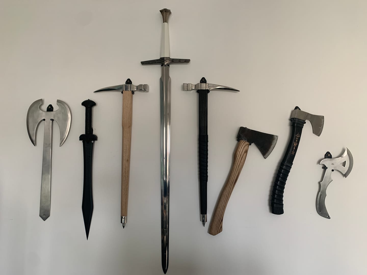 Customer photo review of Sword Hanger