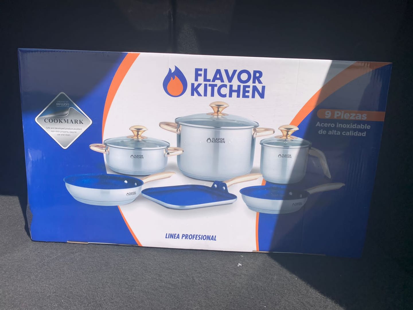 Customer photo review of Batería De Cocina Acero Inoxidable Quirúrgico 9 pz - Línea Premium