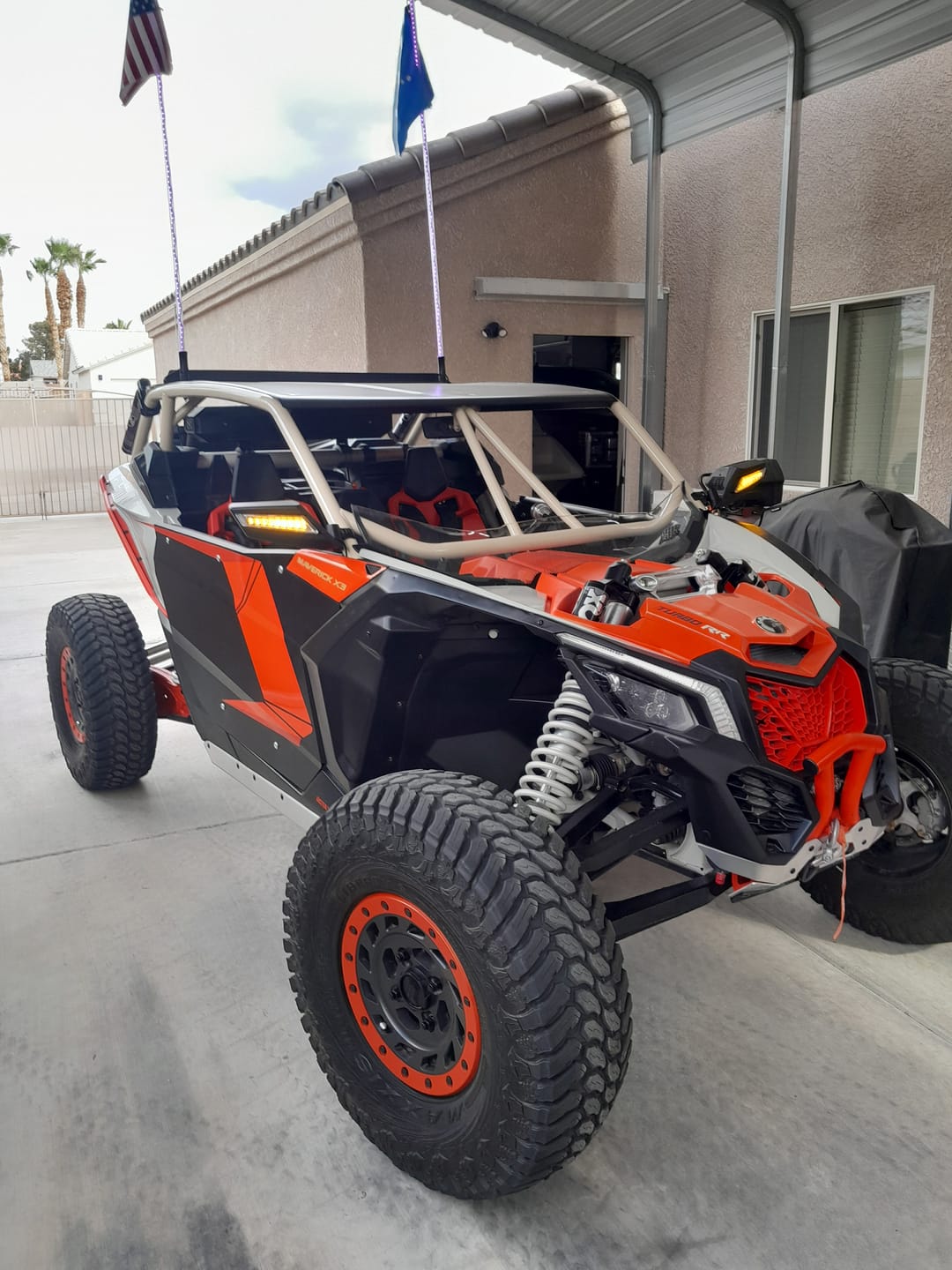 Customer photo review of RPM SxS Can Am Maverick X3 Full Silicone Charge Tubes Kit R & RR