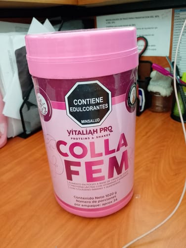 Customer photo review of Vitaliah Pro - COLLAFEM - Colágeno Marino 1020 g