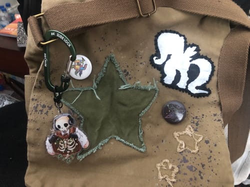 Customer photo review of Chilling Skeleton Aesthetic Keychains