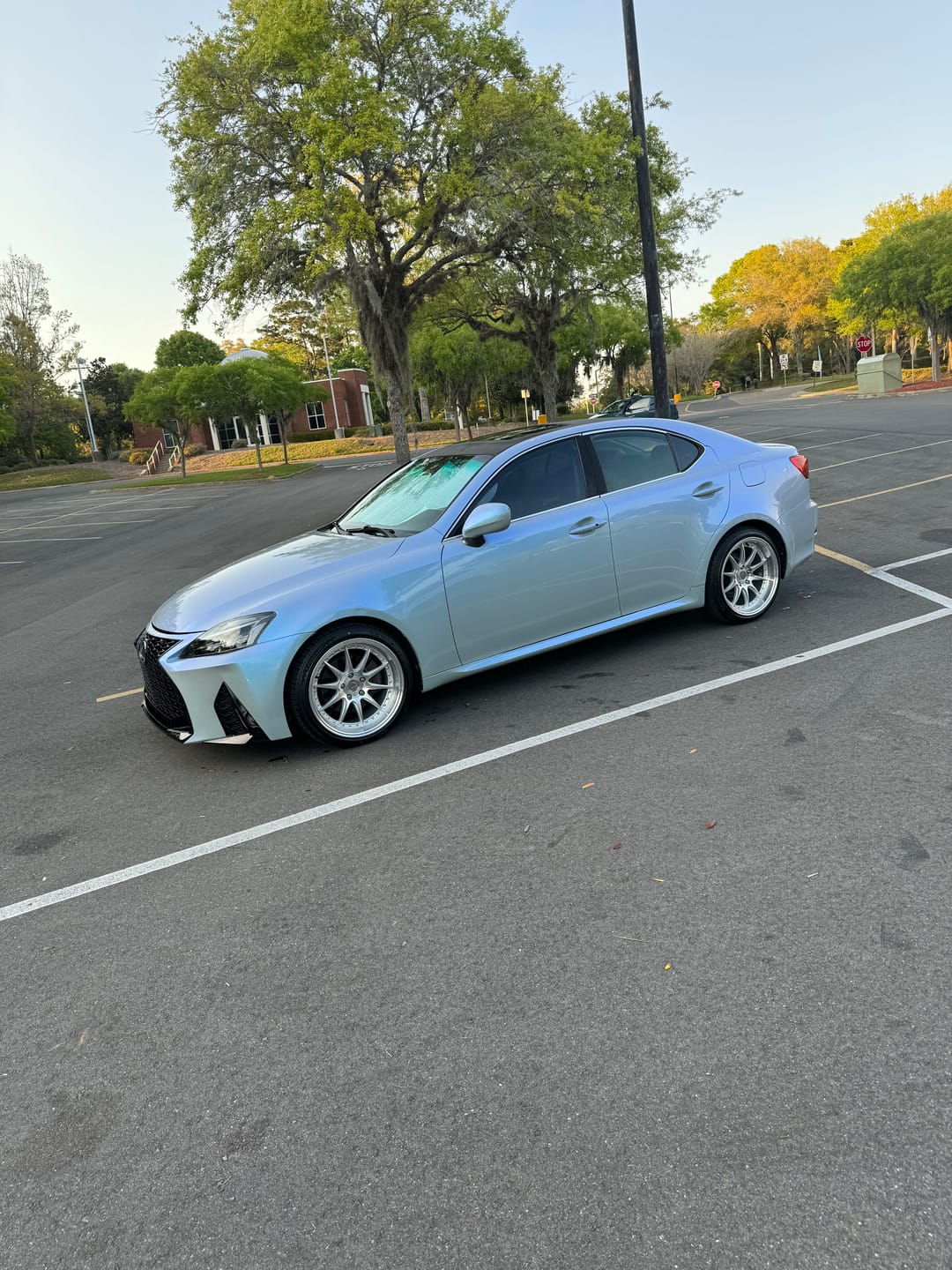 Customer photo review of Candy Metallic Dark Gray Blue Vinyl Wrap