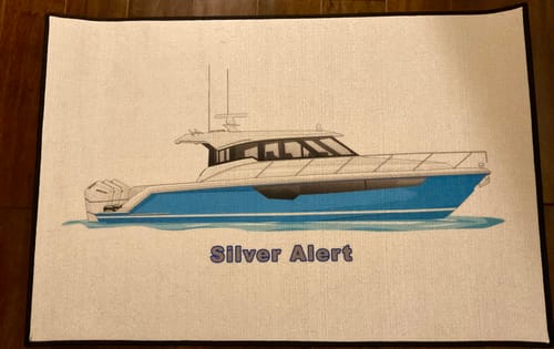 Customer photo review of Custom Indoor/Outdoor Dock Mat