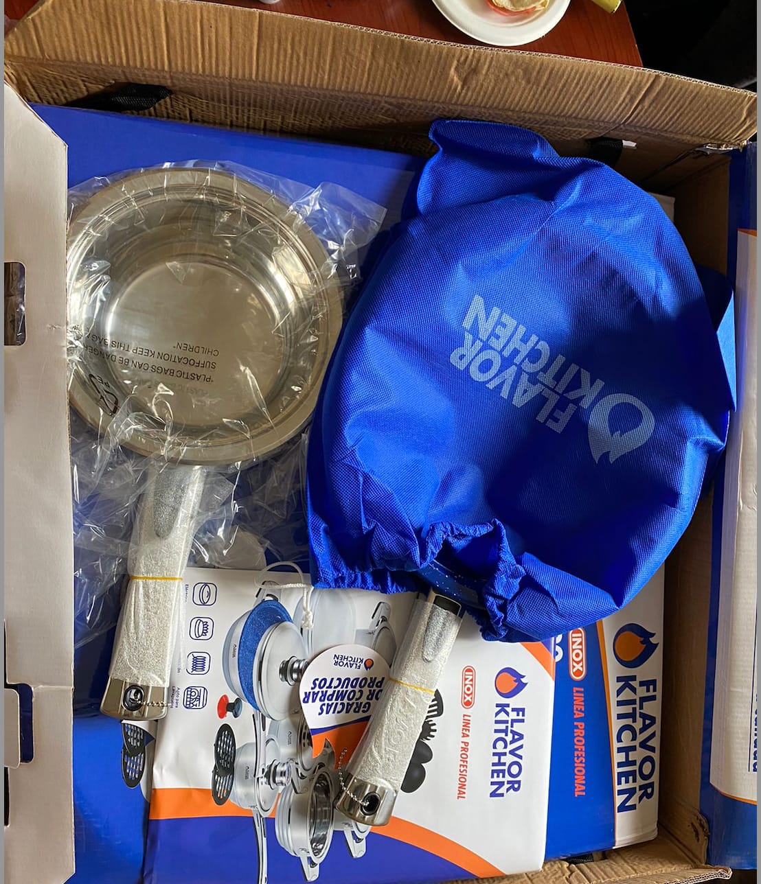 Customer photo review of Batería De Cocina Acero Inoxidable Quirúrgico 26 pz - Línea Profesional
