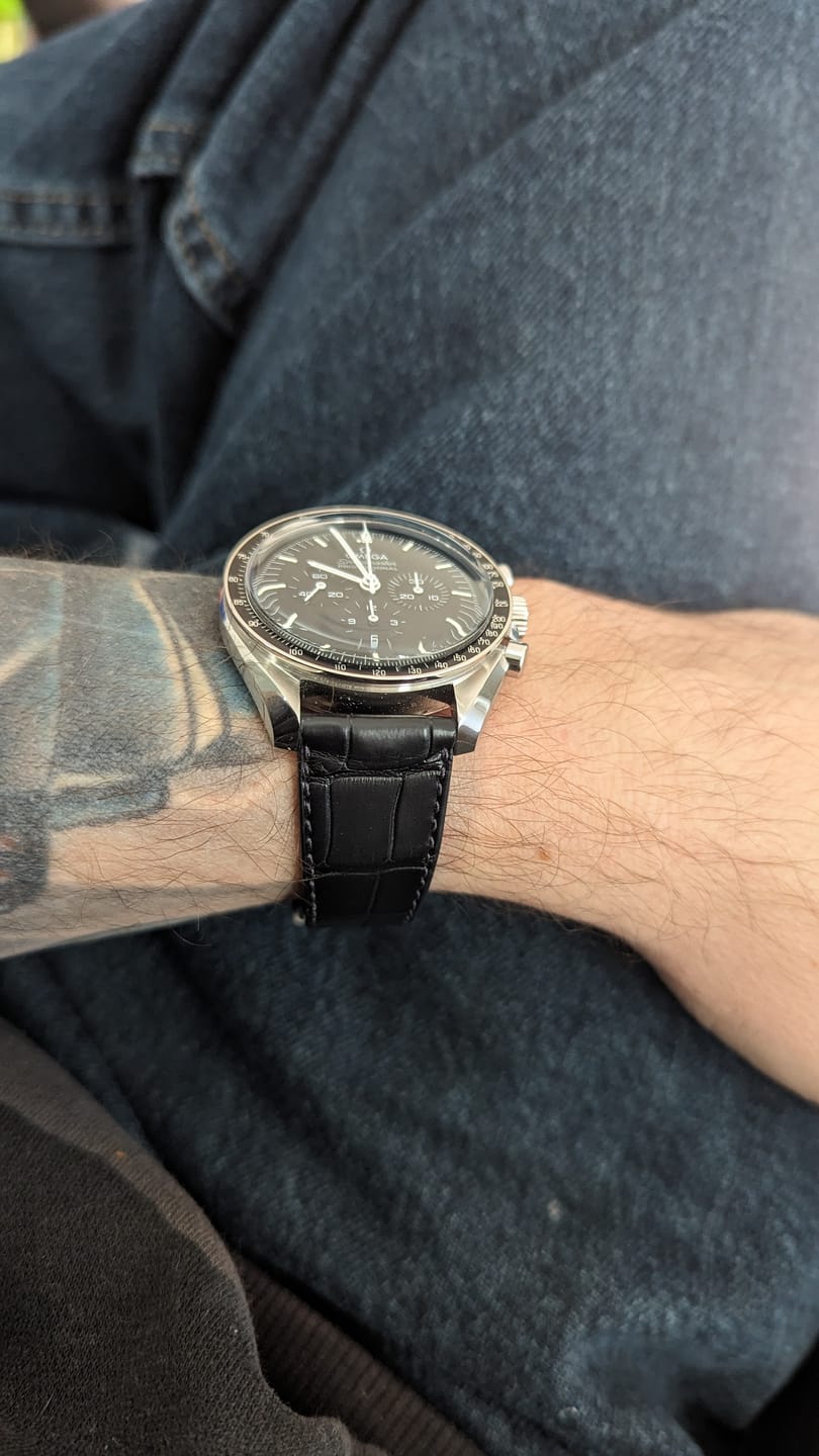 Customer photo review of Matte Black Alligator