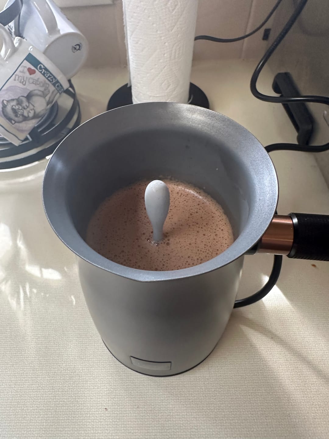 Customer photo review of Salted Caramel Hot Chocolate Flakes