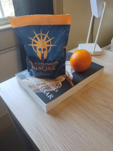 Customer photo review of Sol Supplements Glycine 250g Bag