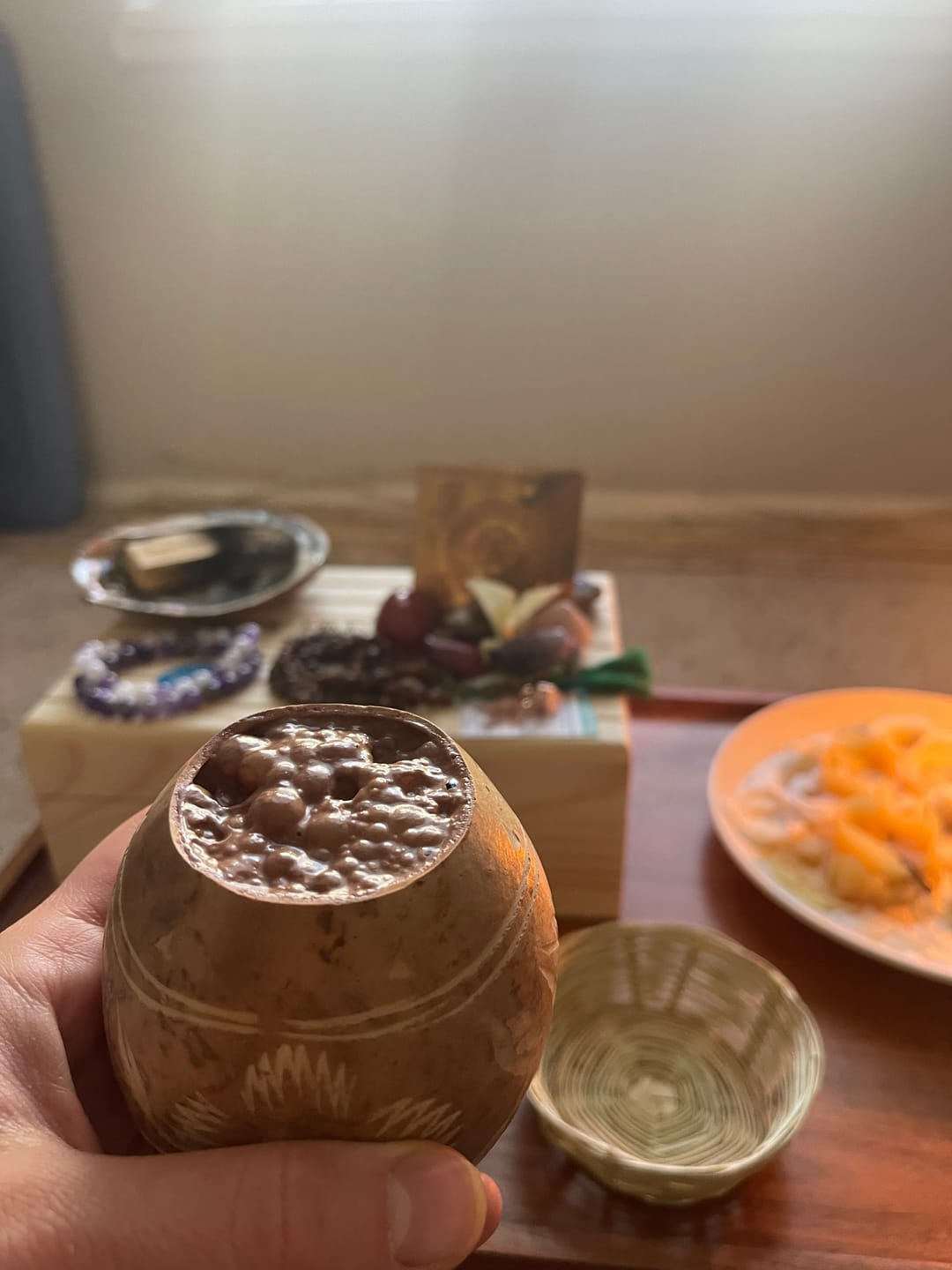 Customer photo review of Fifth Element Cahabón Cacao - 100% Pure Ceremonial Cacao Paste