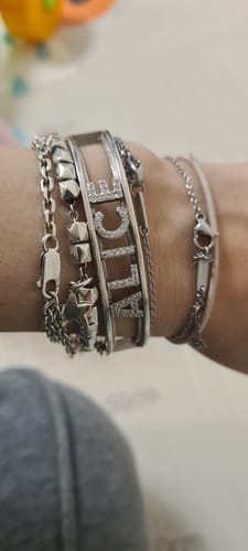 Customer photo review of Bracciale Nome Manetta