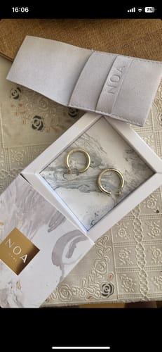 Customer photo review of ARGOLLAS BRISA BAÑO DE ORO 23 mm