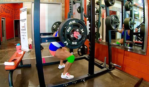 Customer photo review of Personal Record Heavy Duty Premium Wrist Wraps PR901 - Neon