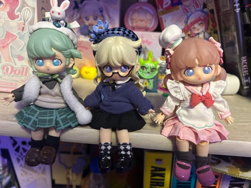 Customer photo review of Teennar High School Student's Club Series Action Figure BJD Blind Box