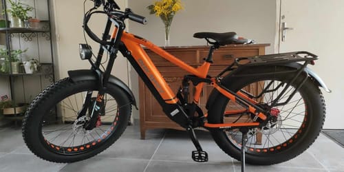 Customer photo review of Dukawey Silvertip8 1000W 26” Fat Bike E-Mountain Bike 52V 20Ah Samsung Battery SUV E-Bike - [Pre-order]