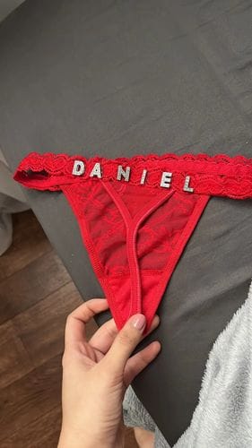 Customer photo review of LoveBomb - personalisierter Tanga