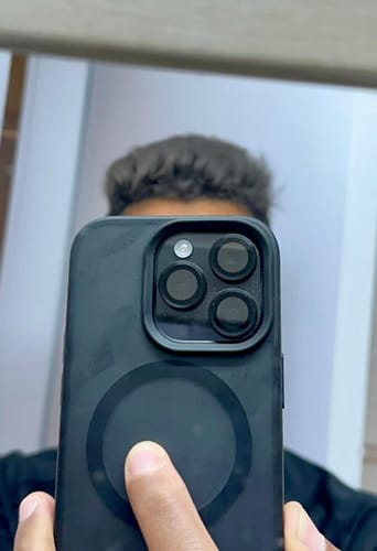 Customer photo review of UltraGlass Camera Lens Protector for iPhone