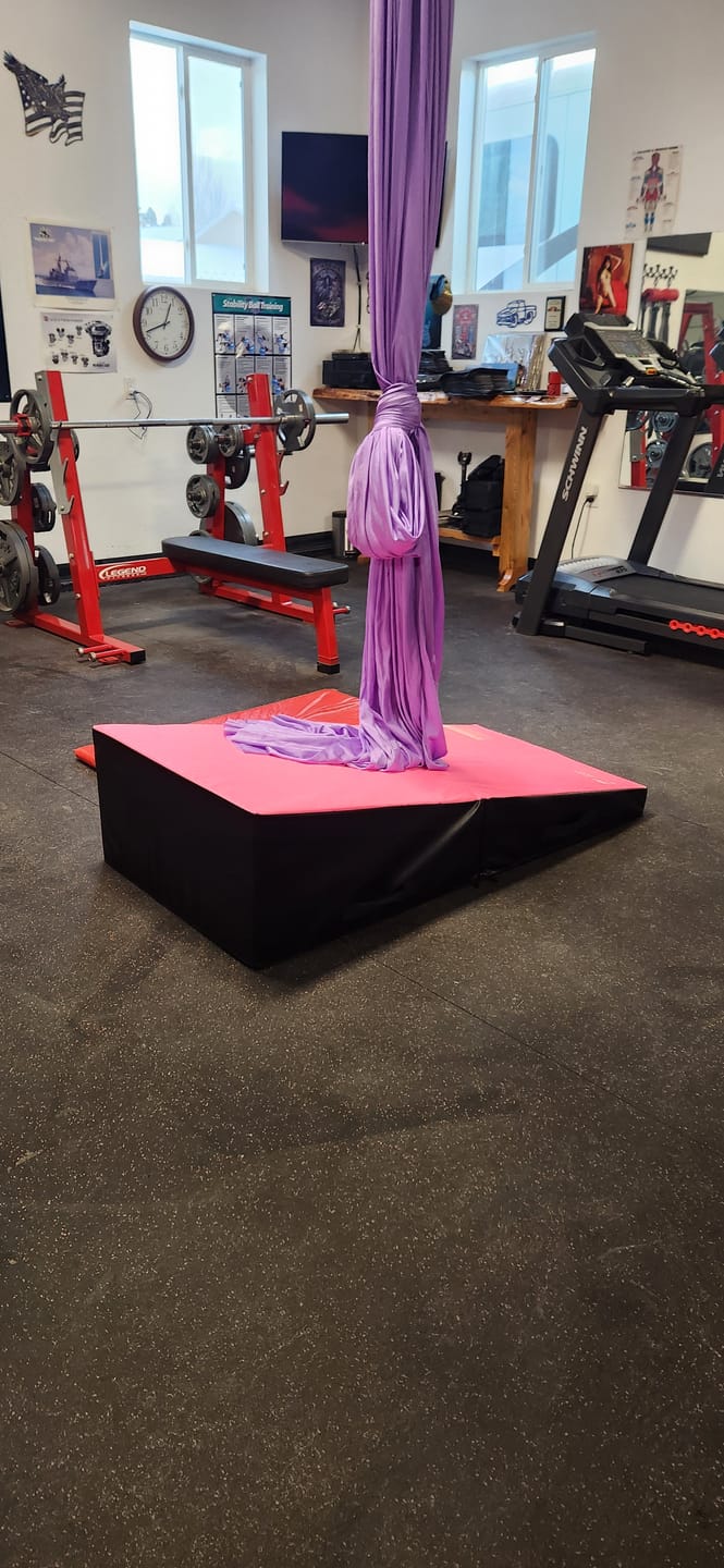 Customer photo review of Gymnastics Tumbling Cheese Wedge Mat (S/M/L)