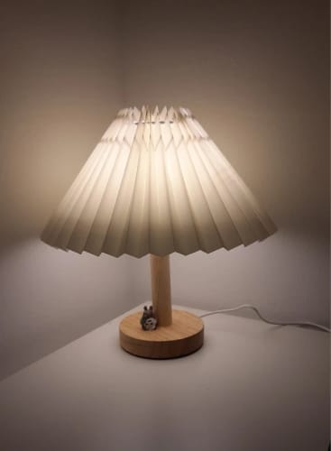 Customer photo review of Lampe de chevet Design - L'art du papier