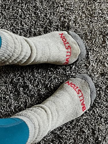 Customer photo review of Ballston 83% Wool Heavyweight Expedition Weight Hunting Socks - 3 Pairs for Men and Women